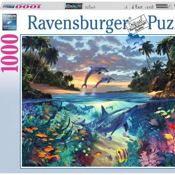 Ravensburger - Coral Bay - Dolphins - 1000 Pieces - Picture 1 of 4